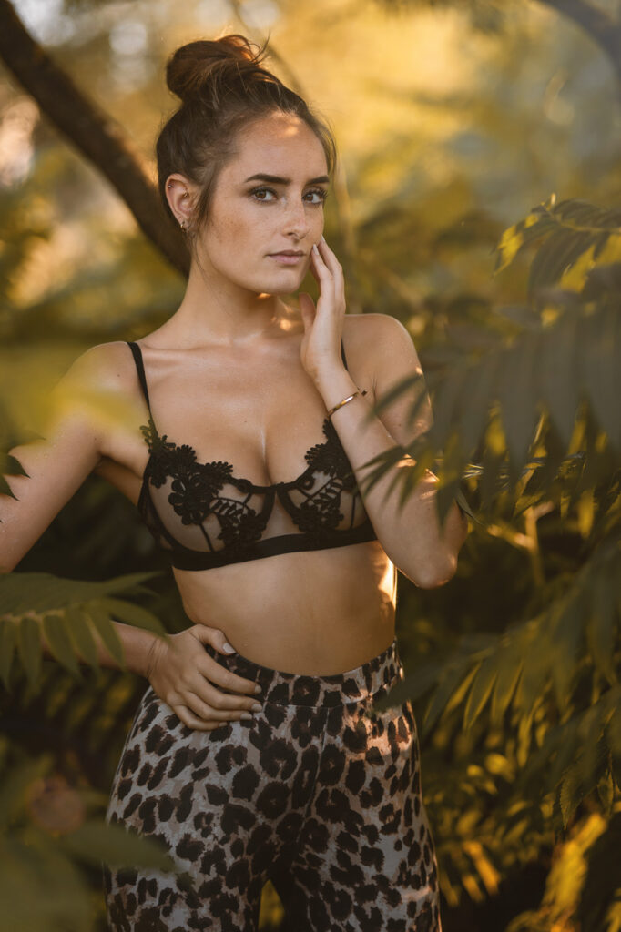Outdoor Jungle Portrait with natural light